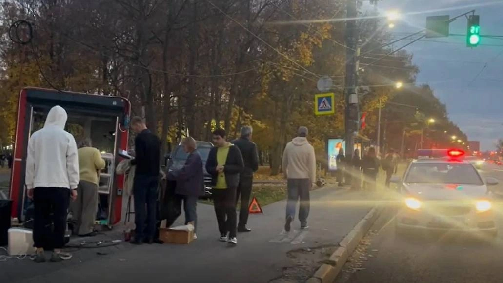 Место аварии. Обложка © «МАКС» / ГУ МВД России по Нижегородской области
