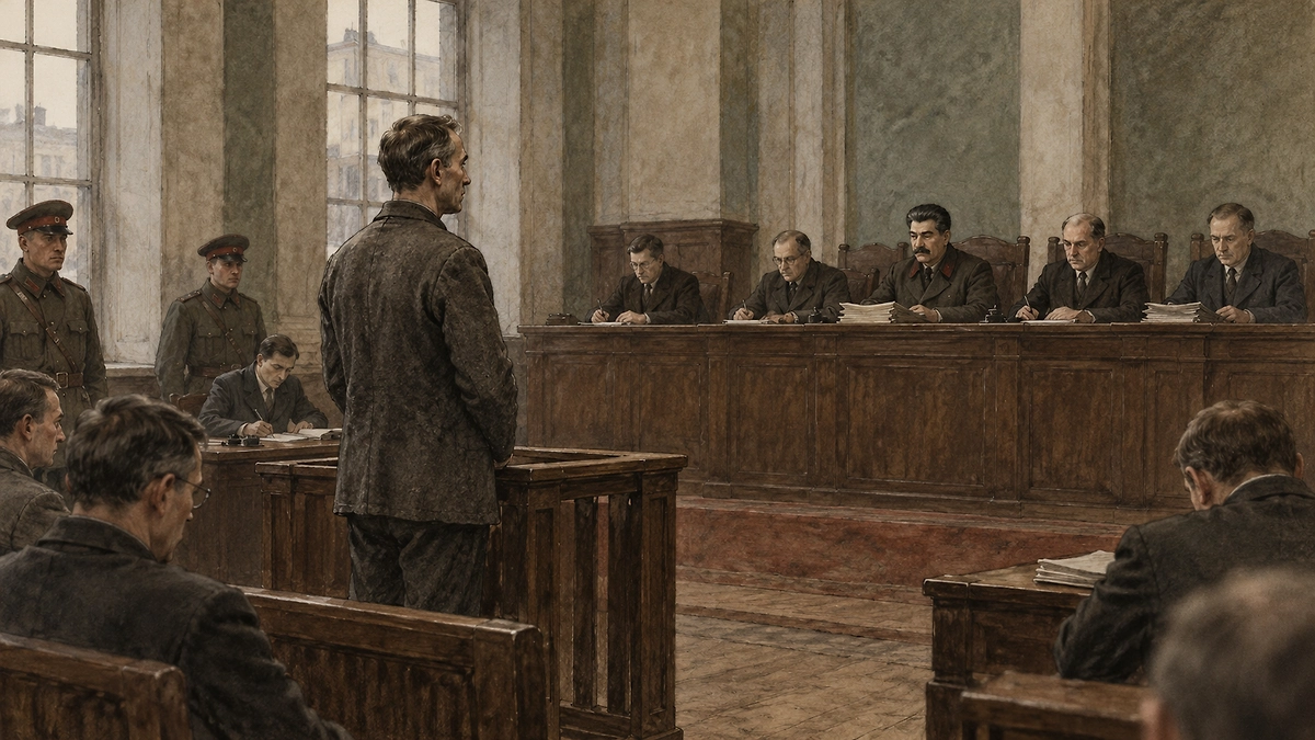 Приговоры без права обжалования после убийства Кирова. Фото © ИИ-иллюстрация: создано редакцией Life.ru с использованием ChatGPT (OpenAI)