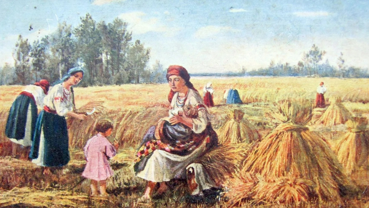И. М. Львов. «Жатва в Курской губернии», 1910-е годы. Фото © Wikipedia / И. М. Львов