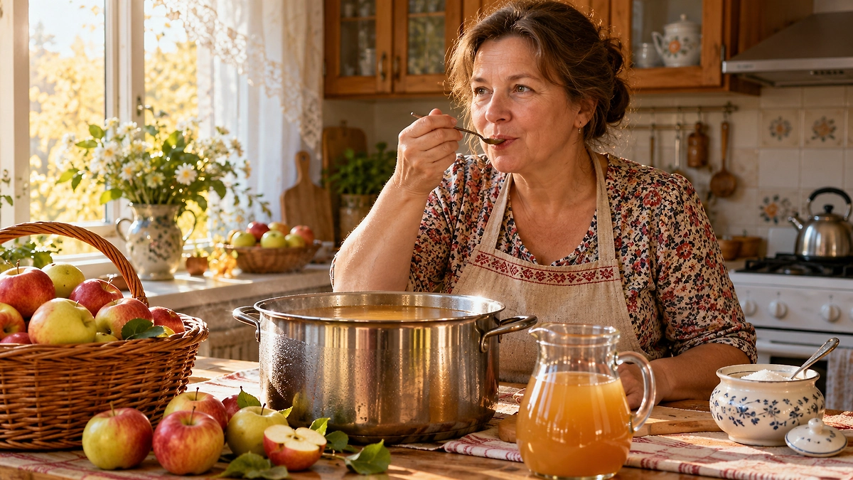 Яблочный сок с сахаром и без сахара. ИИ-иллюстрация: создано редакцией Life.ru с использованием ChatGPT (OpenAI)