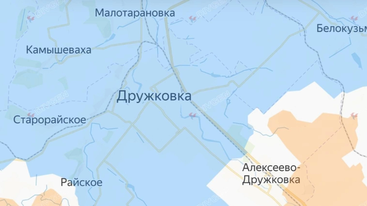 Армия России занимает населённые пункты у Дружковки. Фото © DIVGEN 