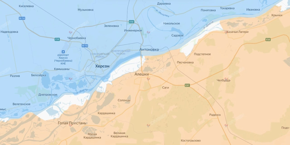 С 27 октября на Херсонском направлении временно прекращаются боевые действия. Фото © divgen.ru