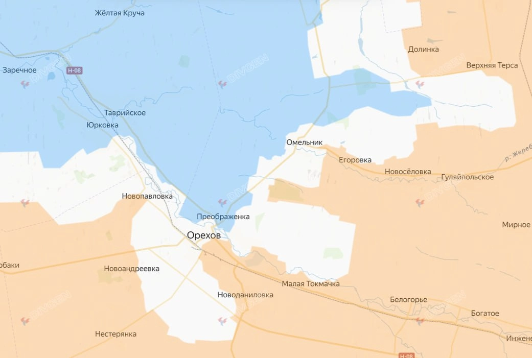 ВС РФ отрезают пути снабжения ВСУ у Орехова. Фото © divgen.ru