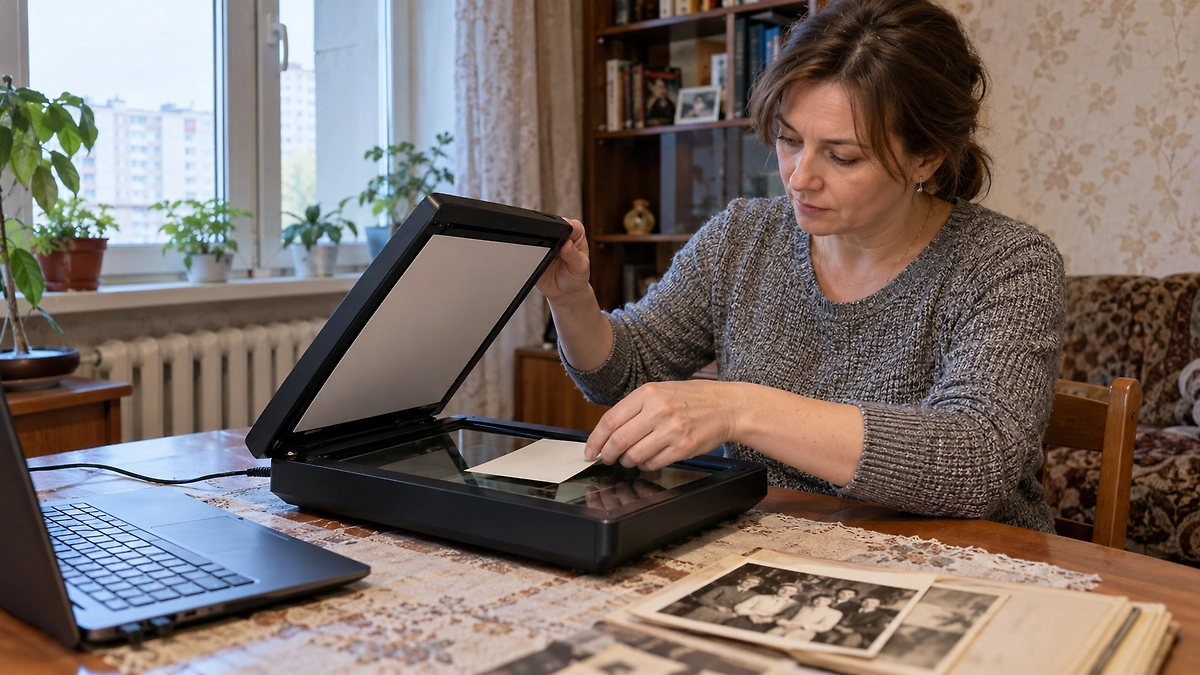 Как отсканировать старые фотографии. ИИ-иллюстрация: создано редакцией Life.ru с использованием ChatGPT (OpenAI)