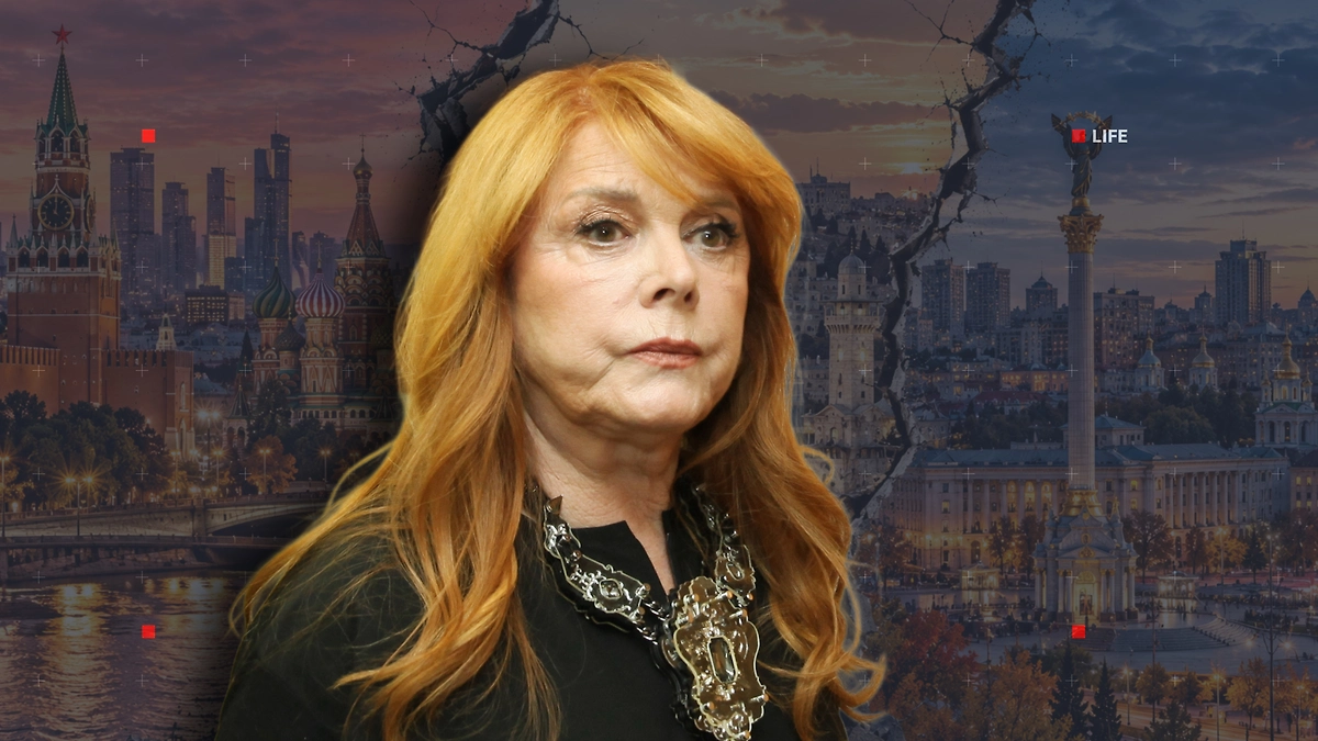 Клара Новикова снова поёт про любовь к России, но хочет в Киев. Обложка © коллаж © Life.ru, фото © ТАСС / Ольга Зиновская, ИИ-иллюстрация: создано редакцией Life.ru с использованием ChatGPT (OpenAI)
