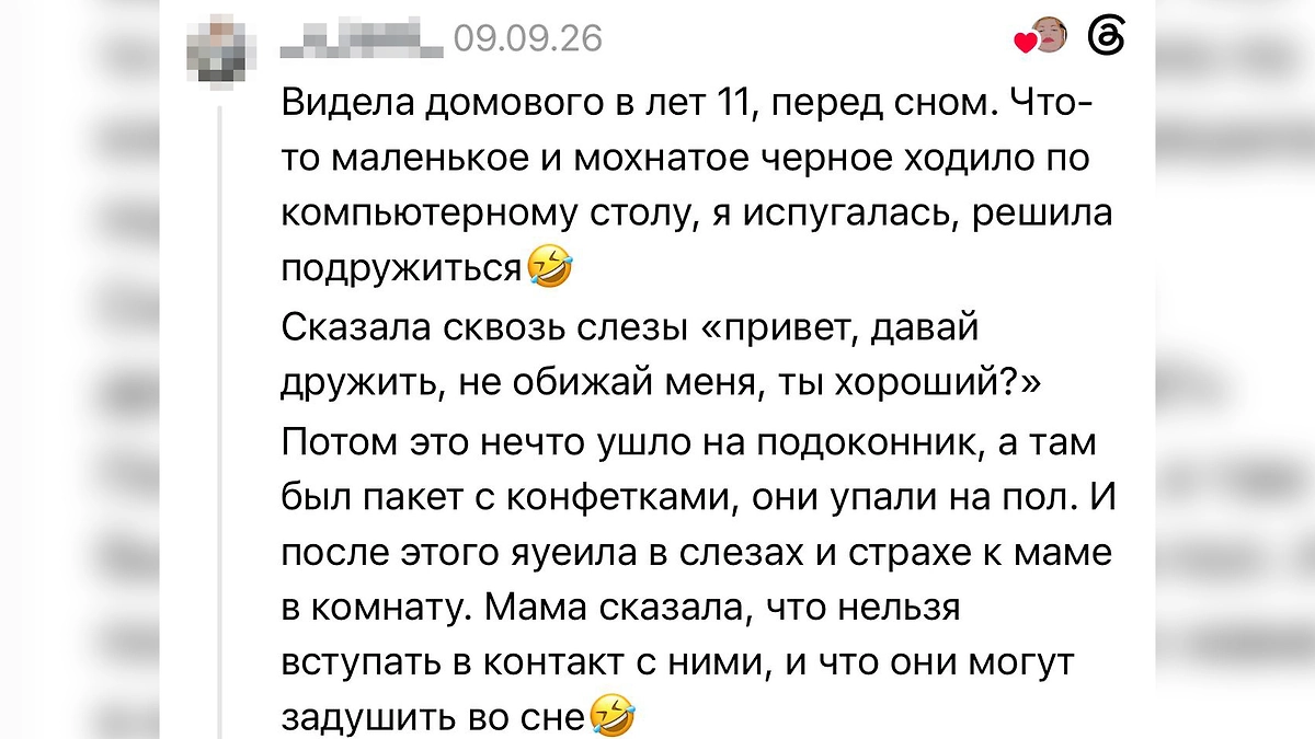 Домовой на компьютерном столе: страшная история из Threads о мохнатом существе и попытке с ним подружиться. © Threads