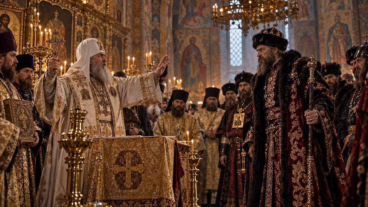 Митрополит Филипп и Иван Грозный: почему глава церкви осудил опричные казни и чем обернулся его протест? ИИ-иллюстрация: создано редакцией Life.ru с использованием ChatGPT (OpenAI) 