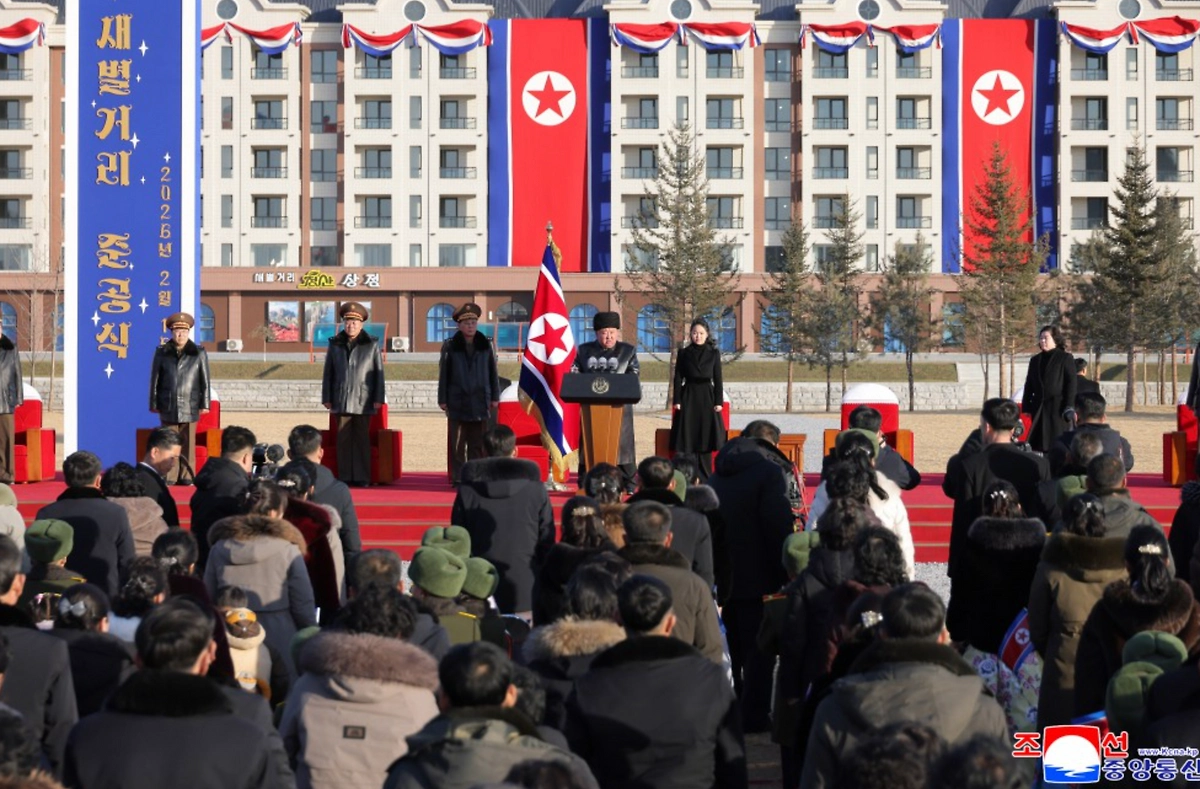 Открытие улицы Сэбёль в Пхеньяне. Фото © ЦТАК