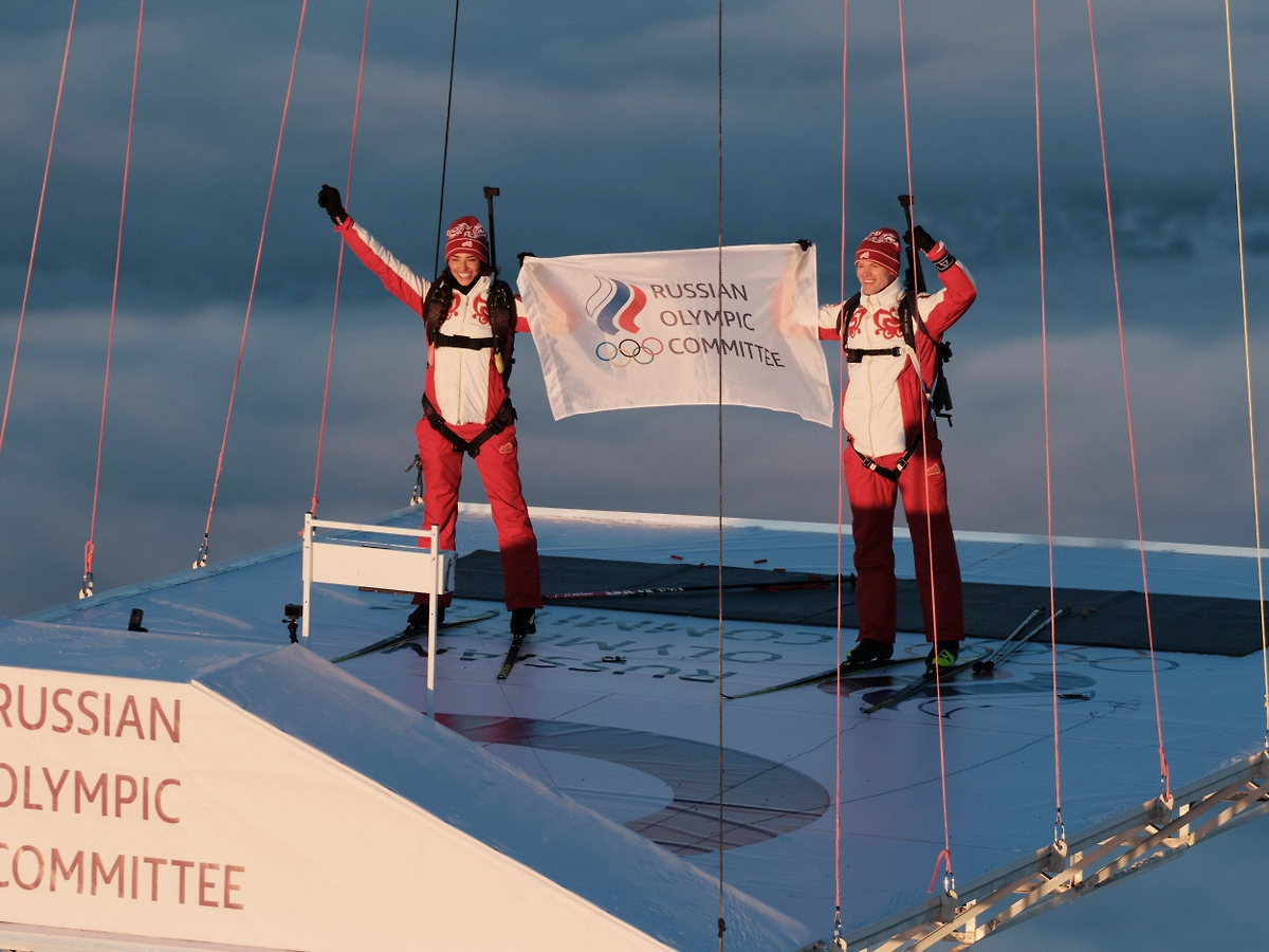 Акция «Воздушная Олимпиада». Фото © Предоставлено Life.ru Минспорта РФ