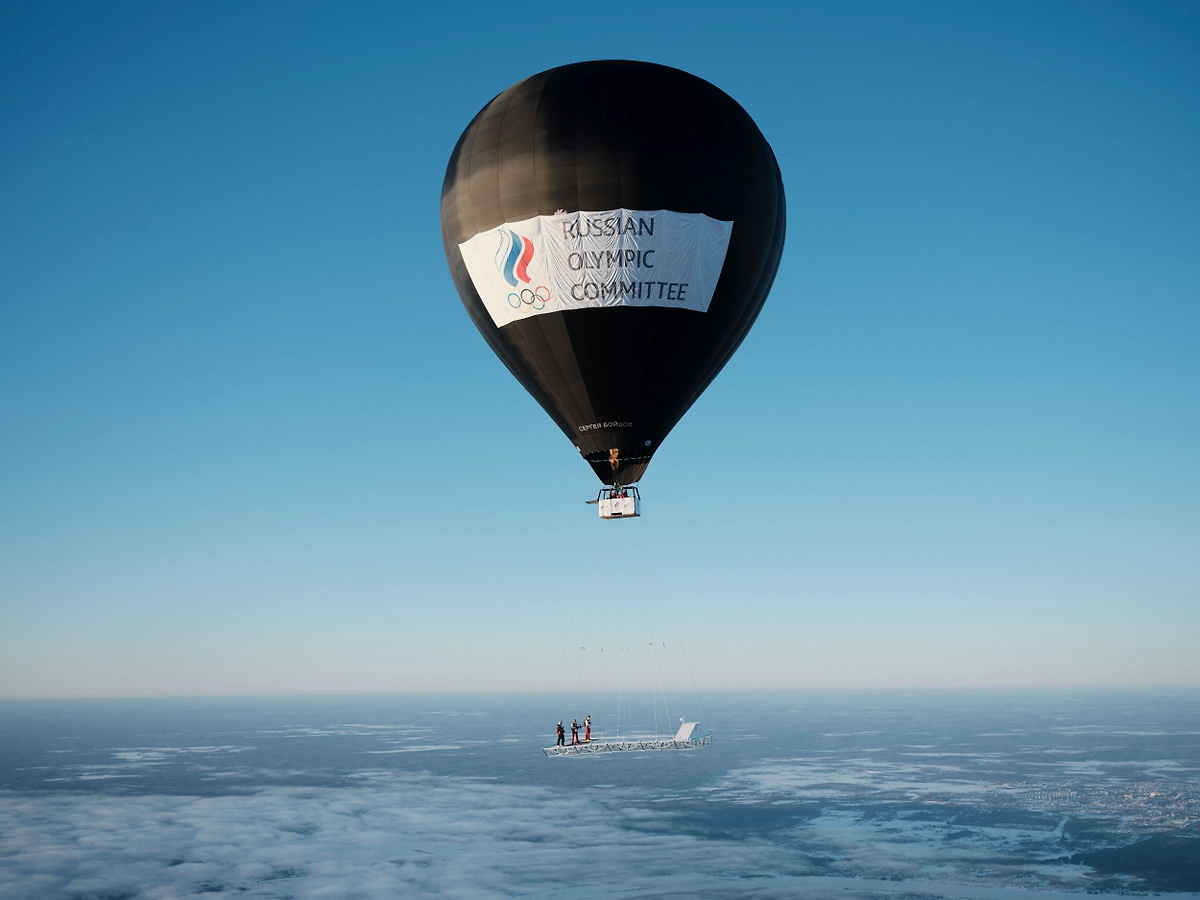 Акция «Воздушная Олимпиада». Фото © Предоставлено Life.ru Минспорта РФ