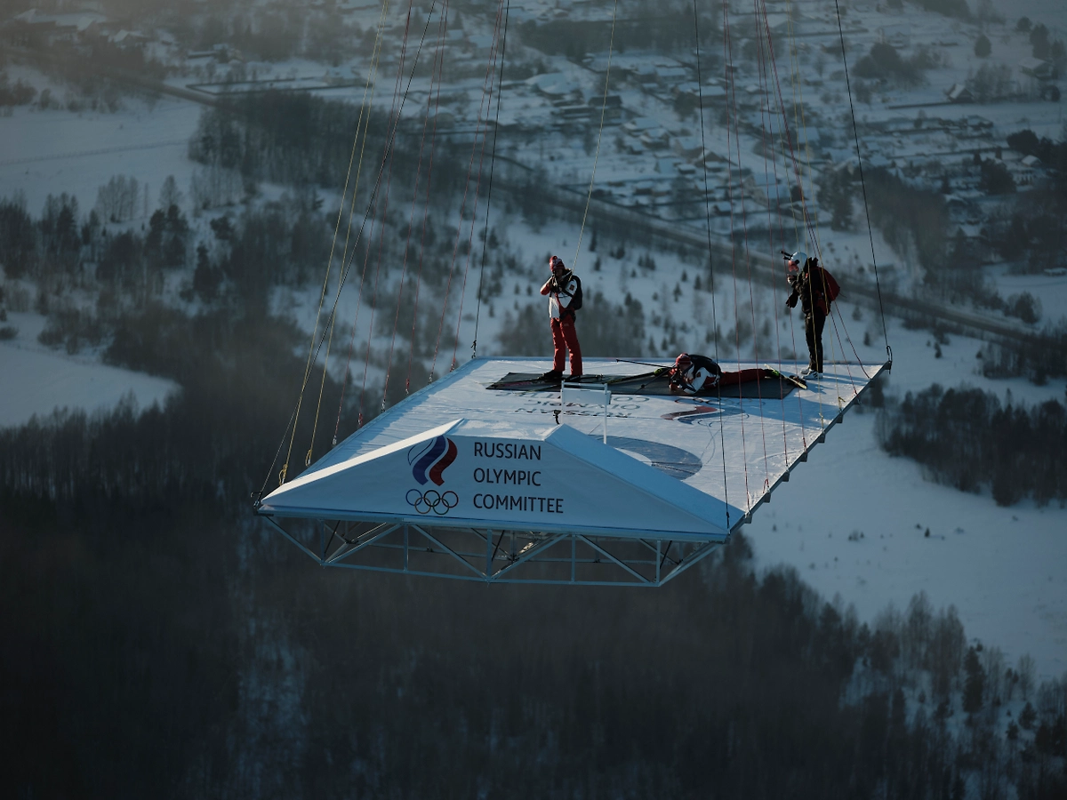 Акция «Воздушная Олимпиада». Фото © Предоставлено Life.ru Минспорта РФ