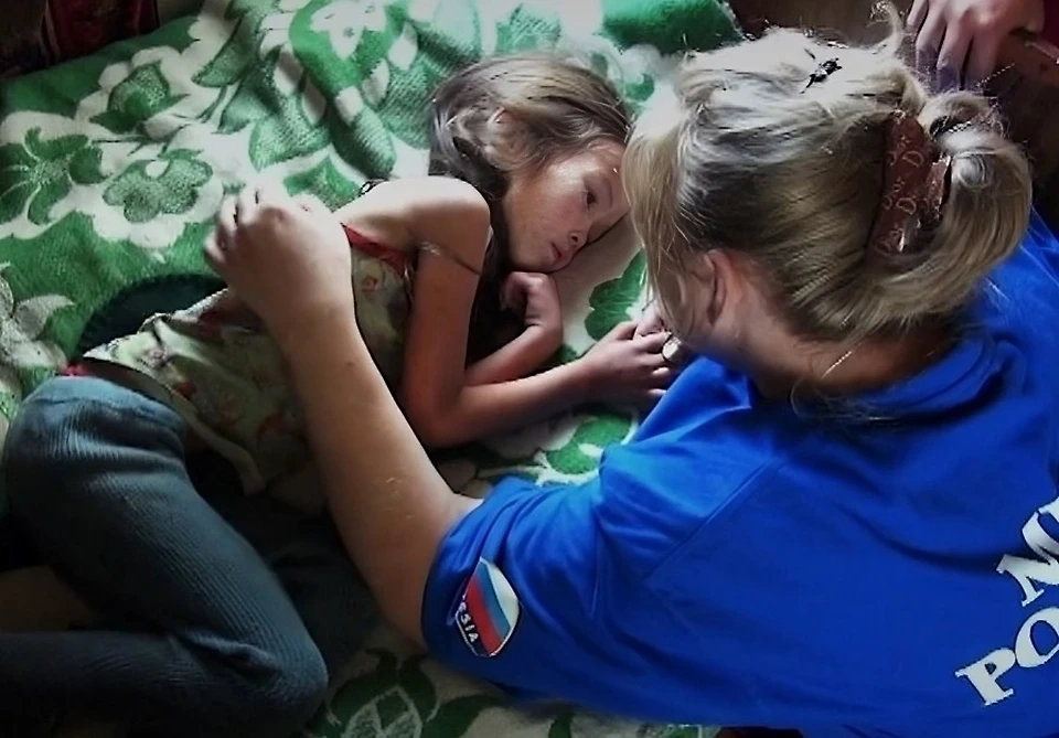 Карина Чикитова: невероятное спасение ребёнка из горящей тайги. Фото © ГКУ «Служба спасения РС (Якутия)»