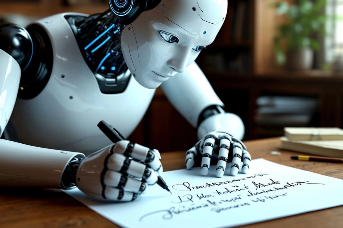 Преподаватель МГУ проверила возможности ИИ в литературоведении через анализ почерка. Фото © «Шедеврум»