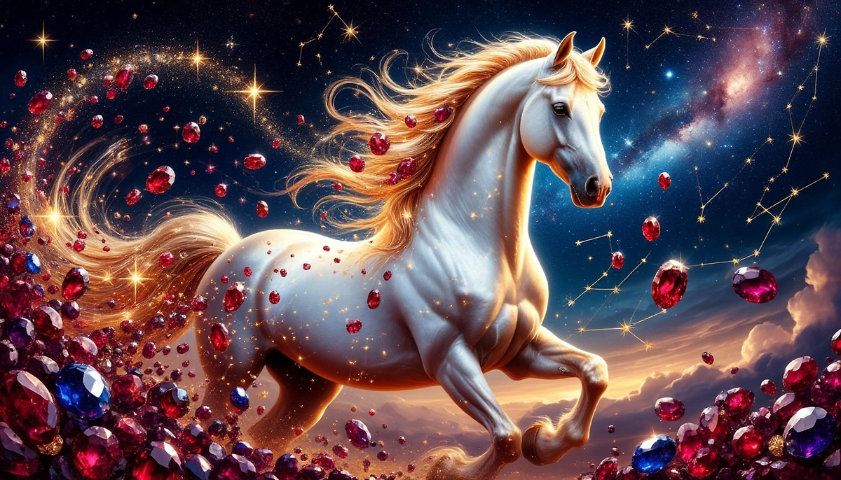 Защитные камни-талисманы на 2026 год Красной Лошади. Фото © «Шедеврум»