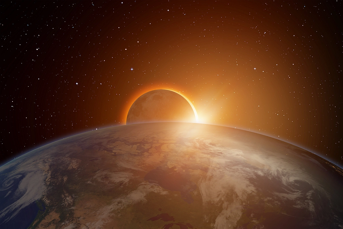 Как будет проходить солнечное затмение 17 февраля: время и фазы. Фото © Shutterstock / FOTODOM / muratart