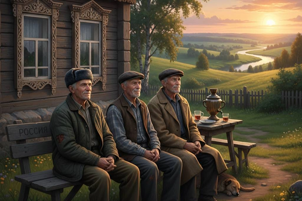 Русская деревня глазами иностранца: что шокирует и восхищает. Фото ©&nbsp;Nano Banana AI
