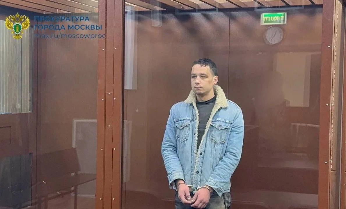 Подозреваемый в убийстве. Фото © Max/ Прокуратура Москвы