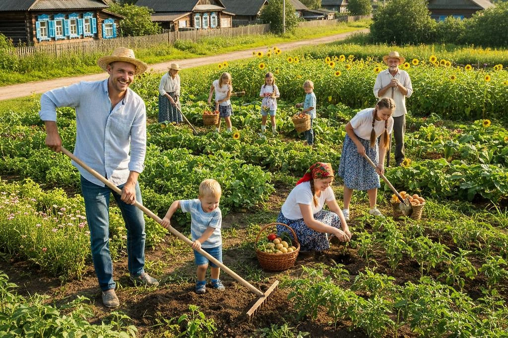 7 вещей в российской деревне, которые ставят иностранцев в тупик. Фото ©&nbsp;Nano Banana AI