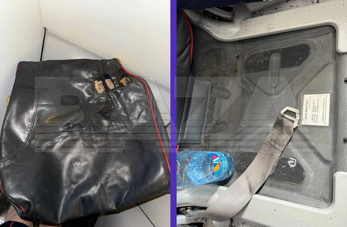 Последствия возгорания. Фото © Telegram / Baza