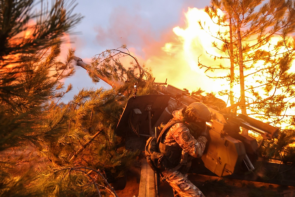 Армия России взяла под контроль сёла Запорожской и Харьковской областей. Обложка © ТАСС / Алексей Коновалов