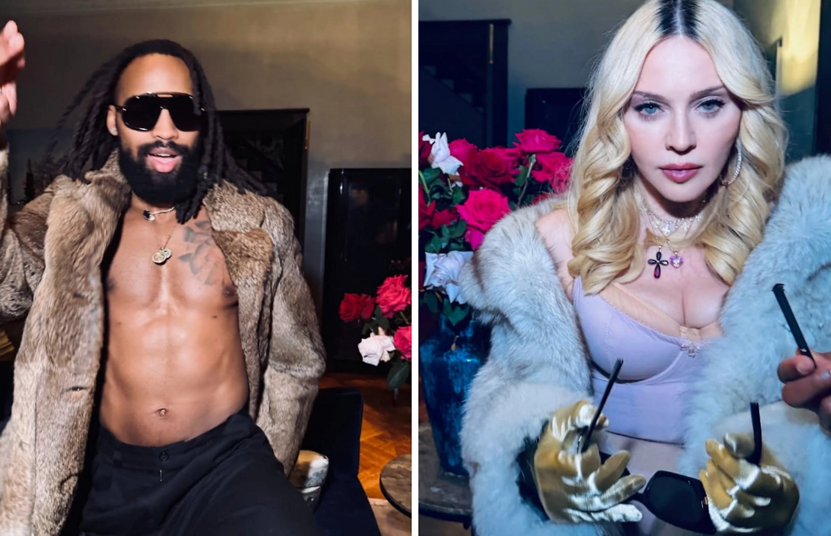 Мадонна и любовник. Фото © Instagram (признан экстремистской организацией и запрещён на территории Российской Федерации)/ madonna