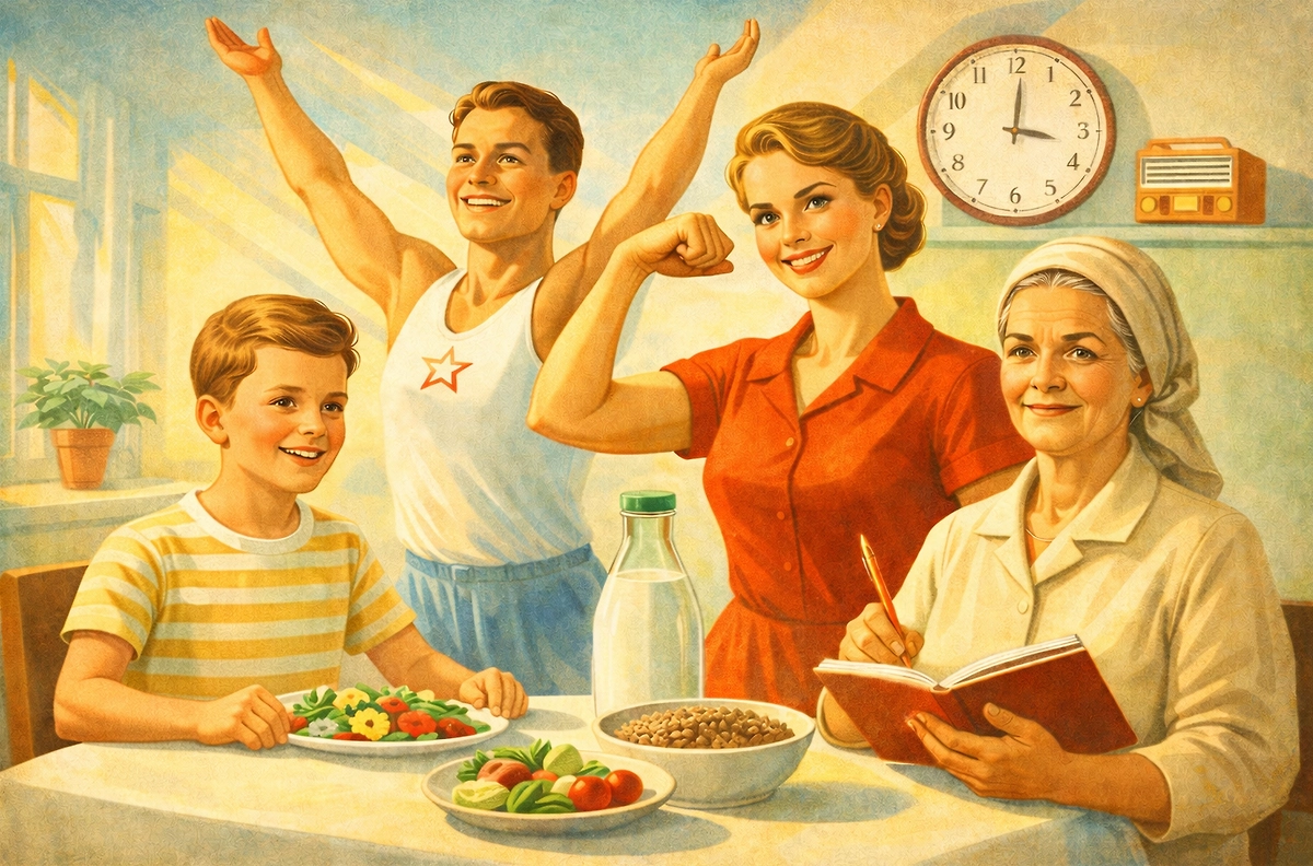 5 советских методов похудения, которые работают до сих пор. Обложка © Chat GPT