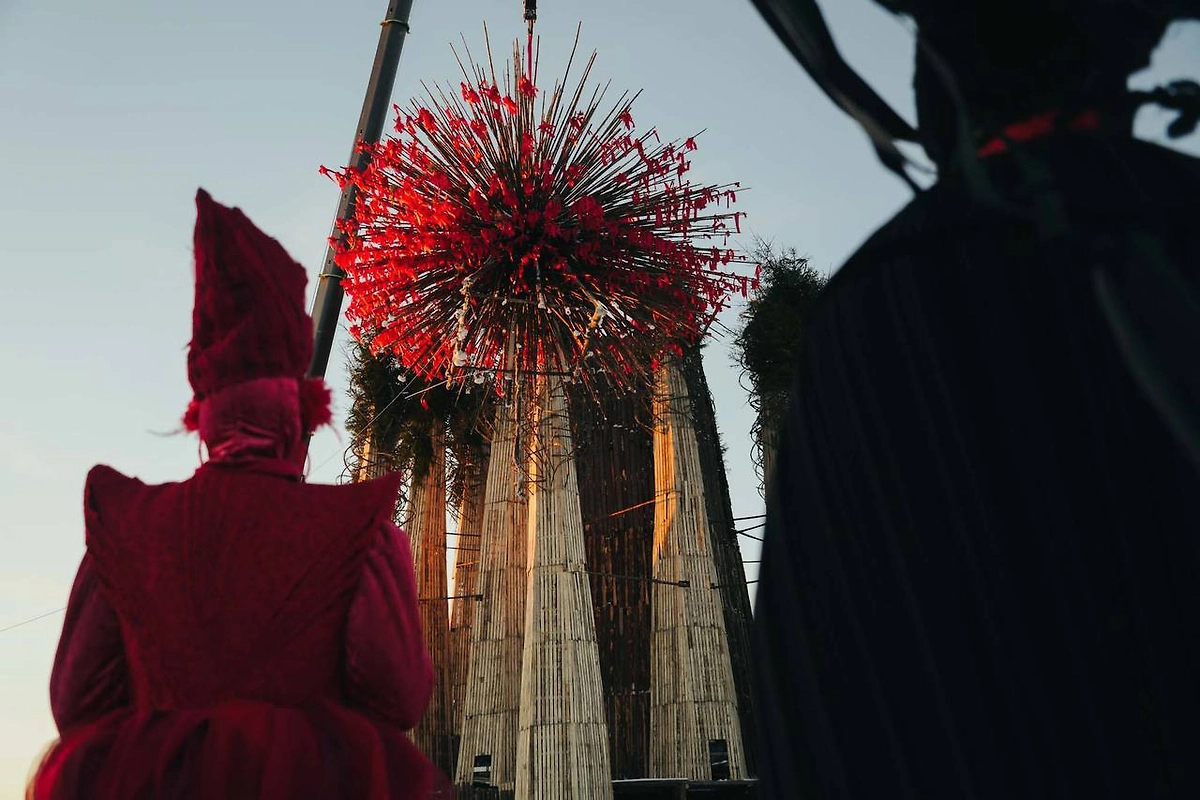 Сердце в «Никола-Ленивец». Фото © Telegram/ Nikola-Lenivets