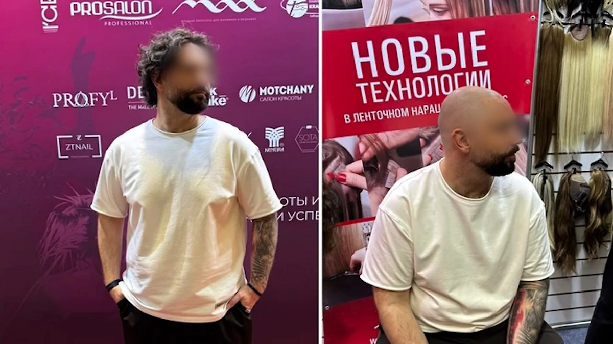 Наращивание волос у мужчин. Обложка © Instagram (признан экстремистской организацией и запрещён на территории Российской Федерации)/ stylist.victoria.vorona