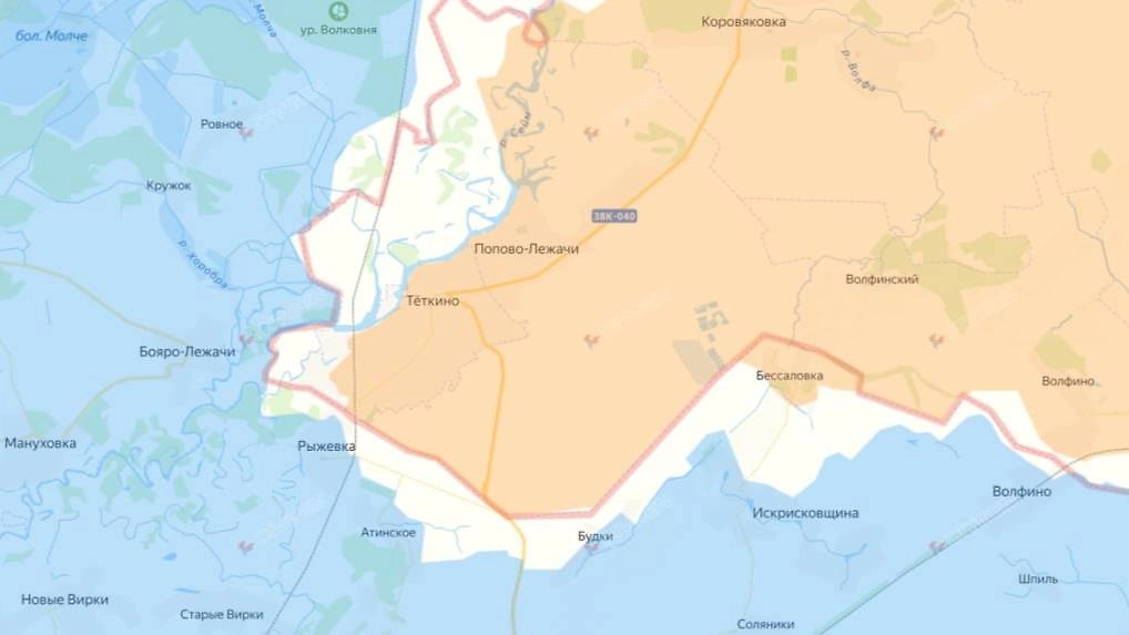 Карта СВО на 4 февраля 2026 года. Армия России теснит ВСУ у сумского приграничья. Фото © divgen.ru