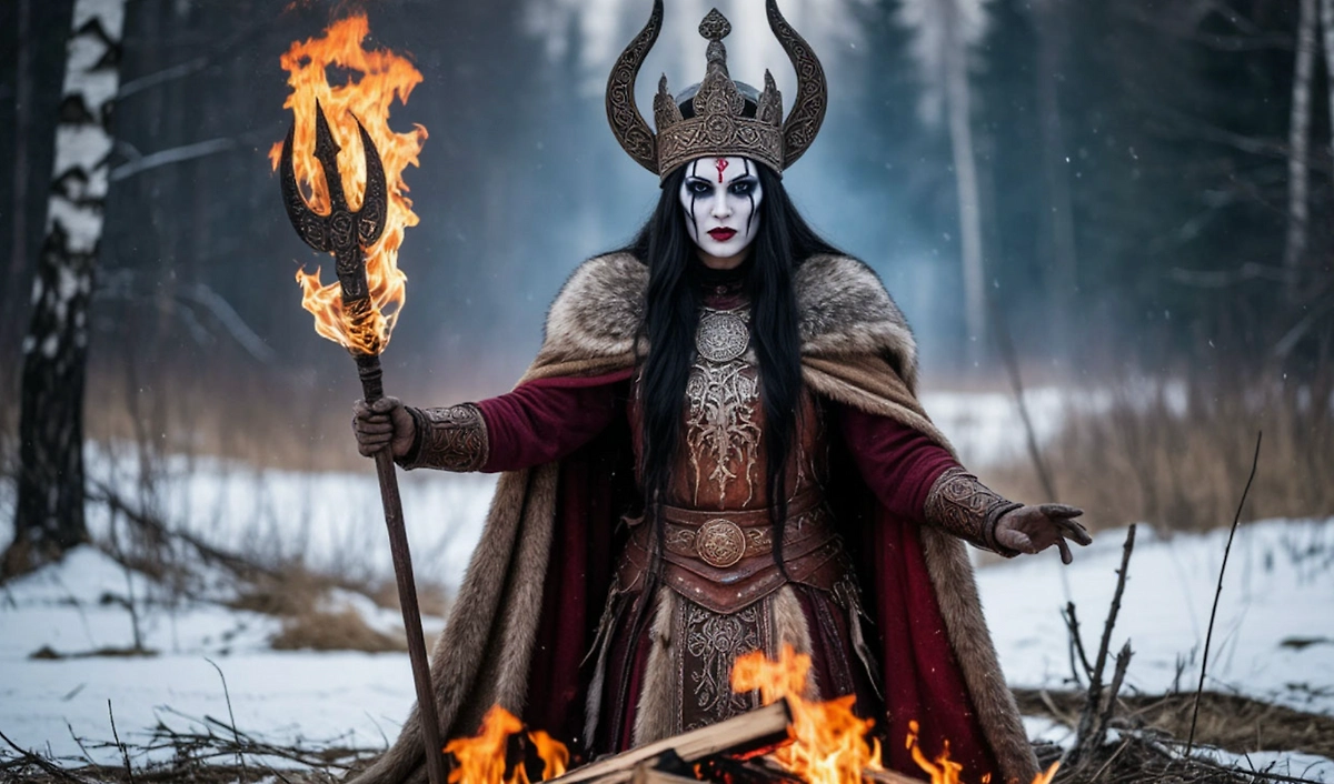 Славянская богиня зимы Мара: почему её изображение сжигают каждый год. Фото ©&nbsp;«Шедеврум»