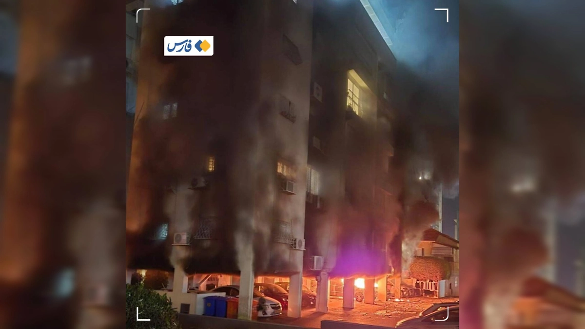 В Израиле прошла одна из самых мощных ракетных атак со стороны Ирана. Фото © Telegram / Fars