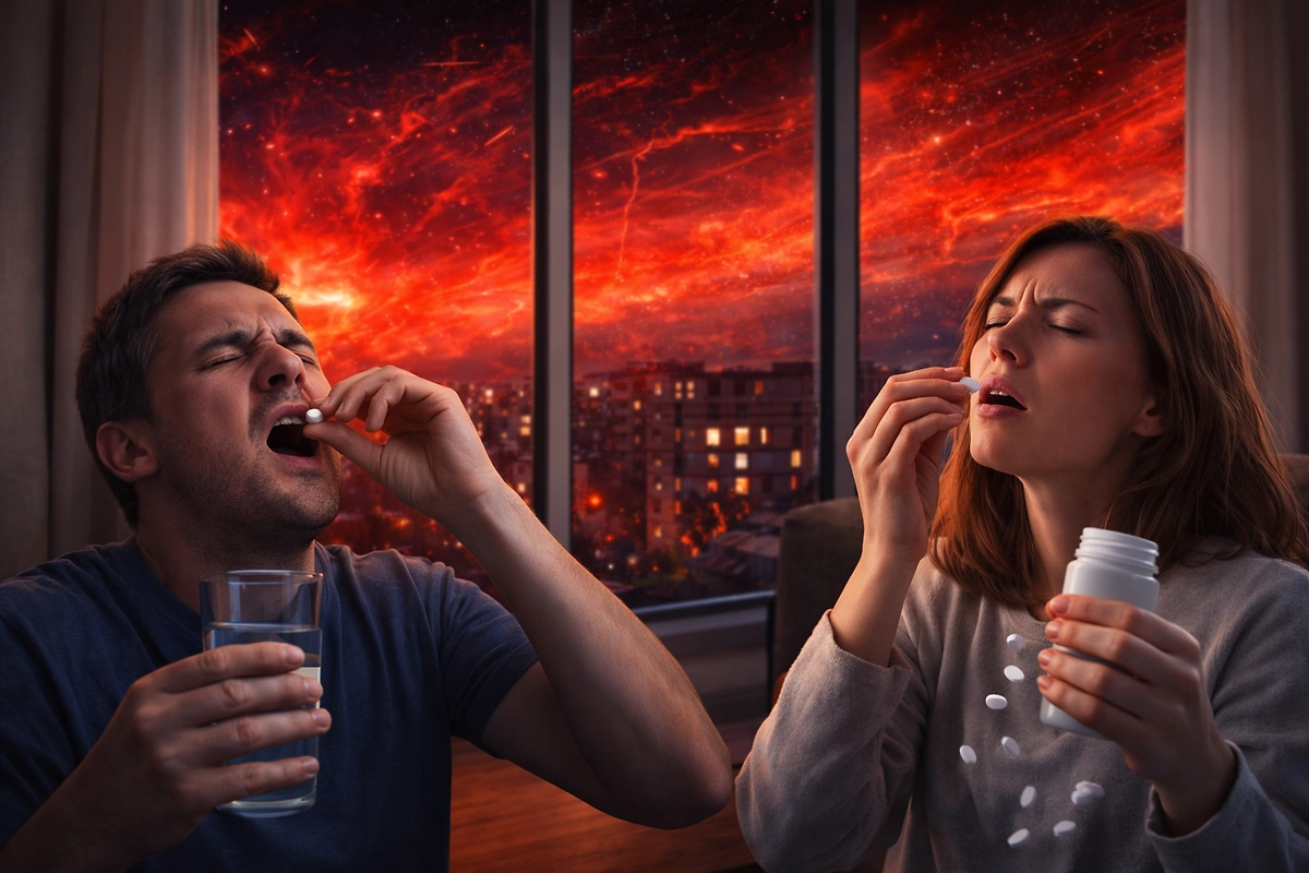 20 и 21 марта ожидается сильна магнитная буря уровня G3: что нельзя делать и как помочь организму. Фото © Chat GPT / Карина Морозова