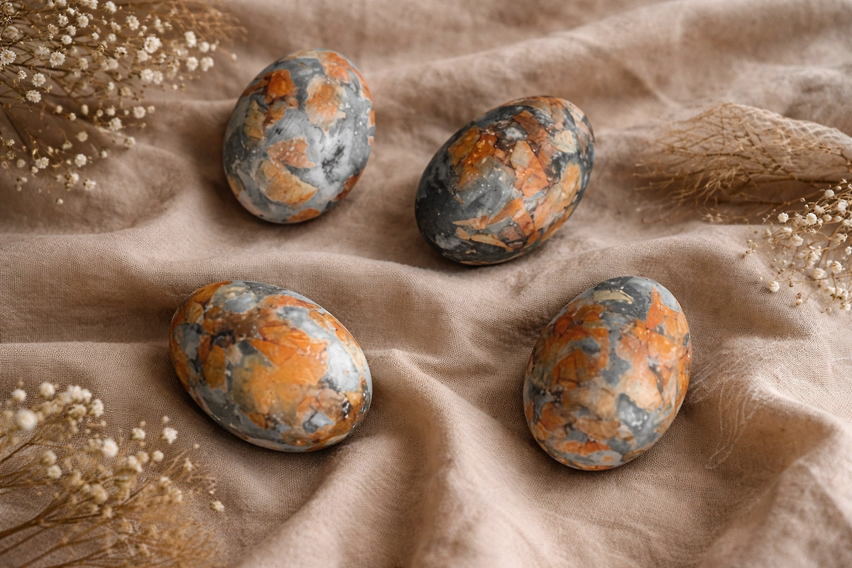 Идеи на Пасху 2026: рецепт мраморных яиц. © GPTChat / Софья Кузнецова