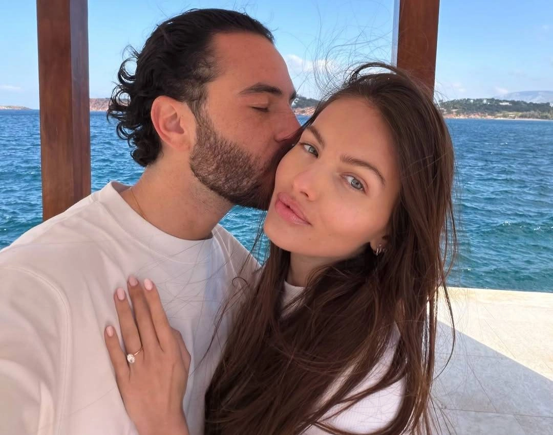 Тилан Блондо с мужем. Фото © Instagram (признан экстремистской организацией и запрещён на территории Российской Федерации)/ thylaneblondeau