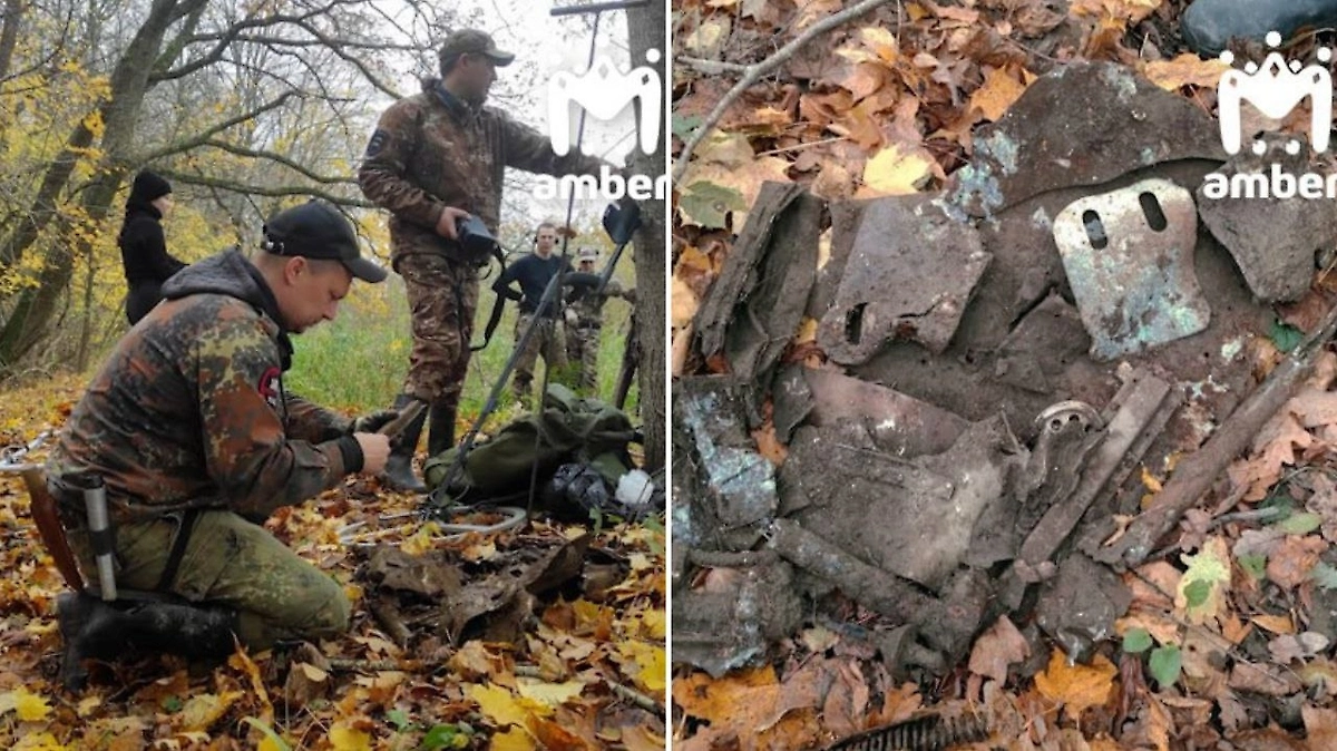 Неразорвавшиеся снаряды и затонувшие корабли: находки времён ВОВ. Фото © Фото © Telegram / Amber Mash