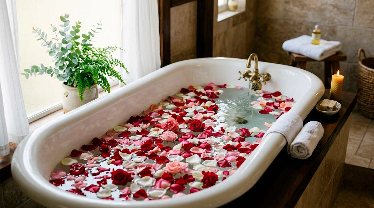 Весенние обряды на любовь: вода, огонь и зеркало. Фото © Gemini Nano Banana