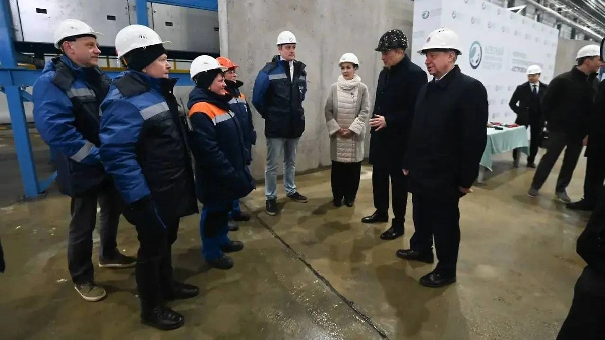 В Выборгском районе Ленинградской области запустили комплекс по переработке отходов «Островский». Фото © Telegram / Админка Ленобласти