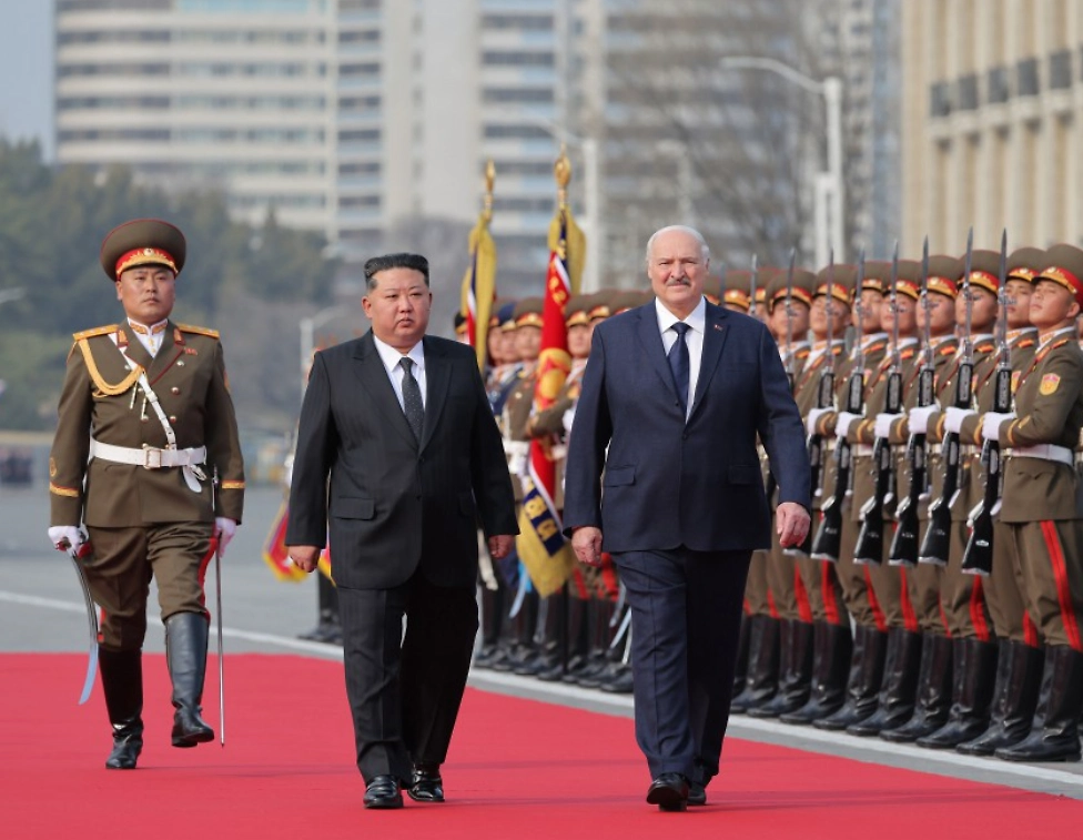 Ким Чен Ын встретился с Лукашенко в Пхеньяне. Фото © ЦТАК