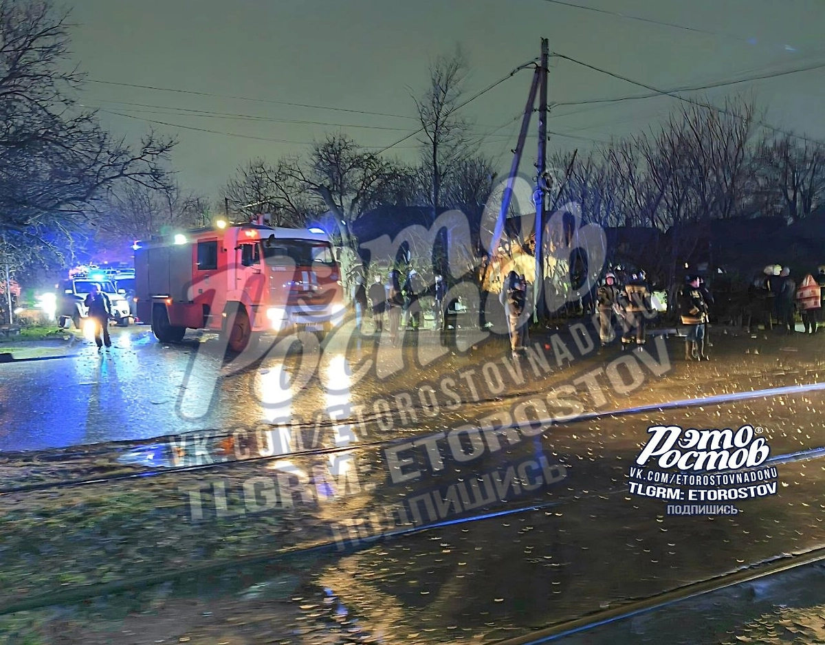 При взрыве в частном доме в Ростове-на-Дону пострадали два человека. Фото © Telegram / Это Ростов новости