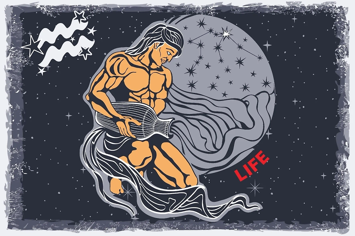 Знак зодиака Водолей: гороскоп на неделю с 30 марта по 5 апреля 2026 с рунами. Фото © Life.ru