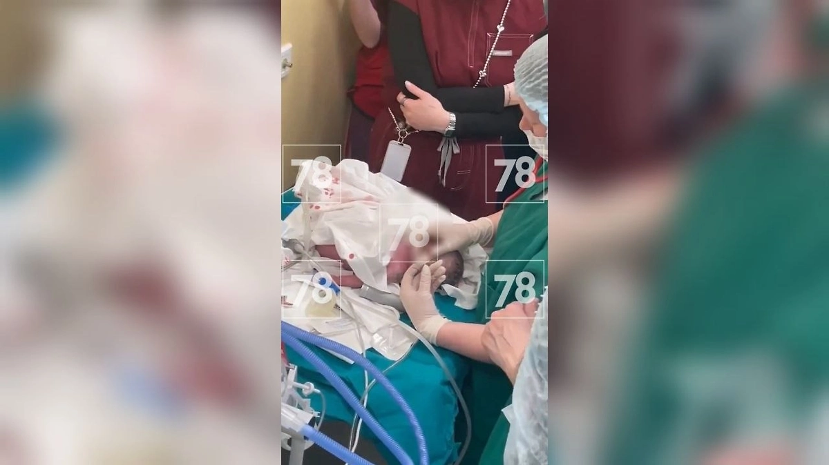 Младенец. Фото © Telegram / 78 | НОВОСТИ