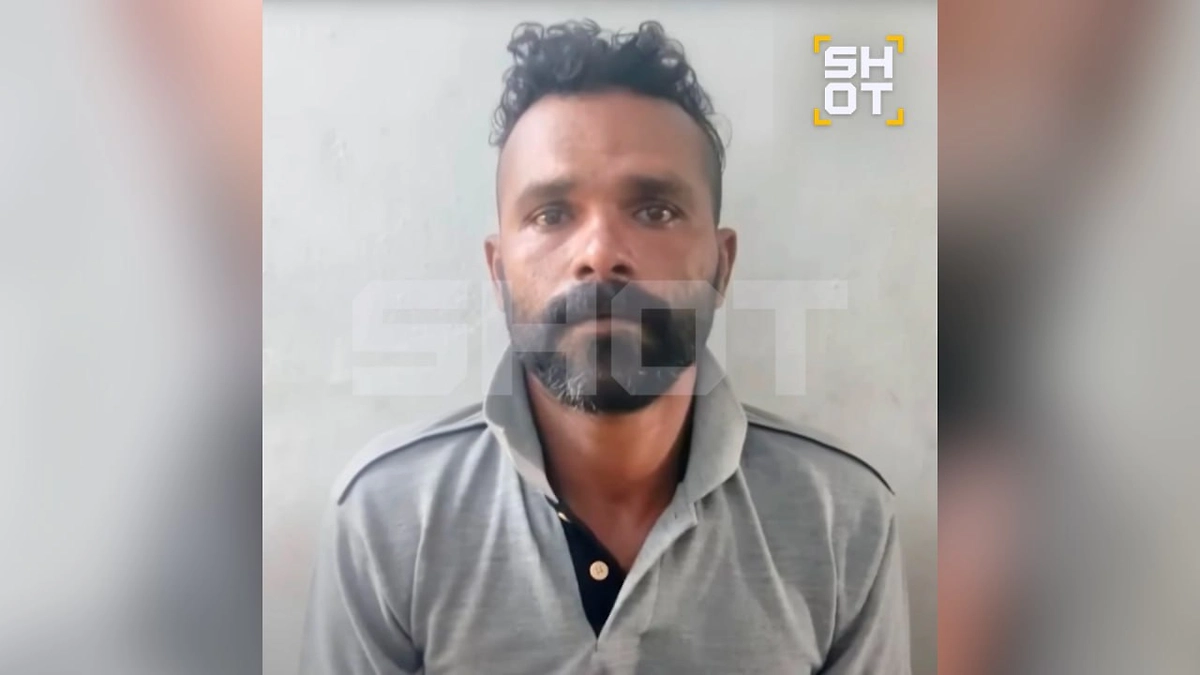 Маньяк, который напал на российскую туристу в Индии. Фото © Telegram / SHOT