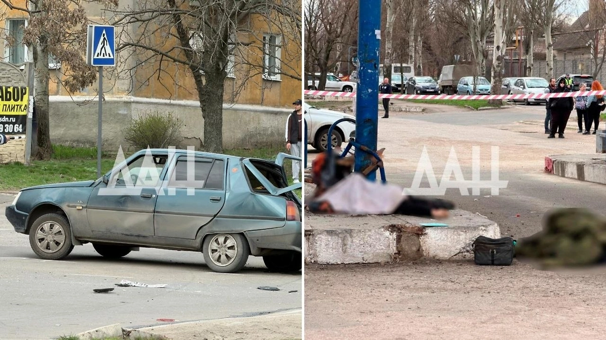 В Донецке грузовик без тормозов врезался в автостанцию, погибли два человека. Фото © Telegram / Донецкое агентство новостей