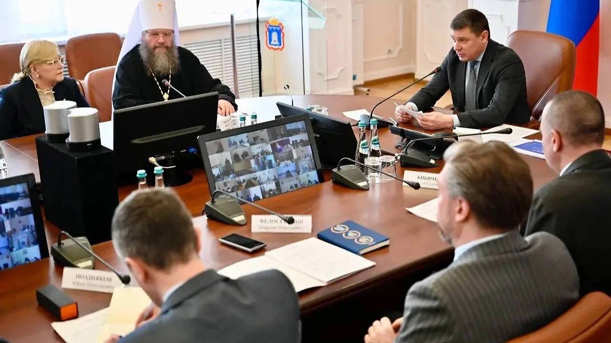 В правительстве Тамбовской области обсудили подготовку к празднованию Пасхи. Фото © Telegram / Евгений Первышов