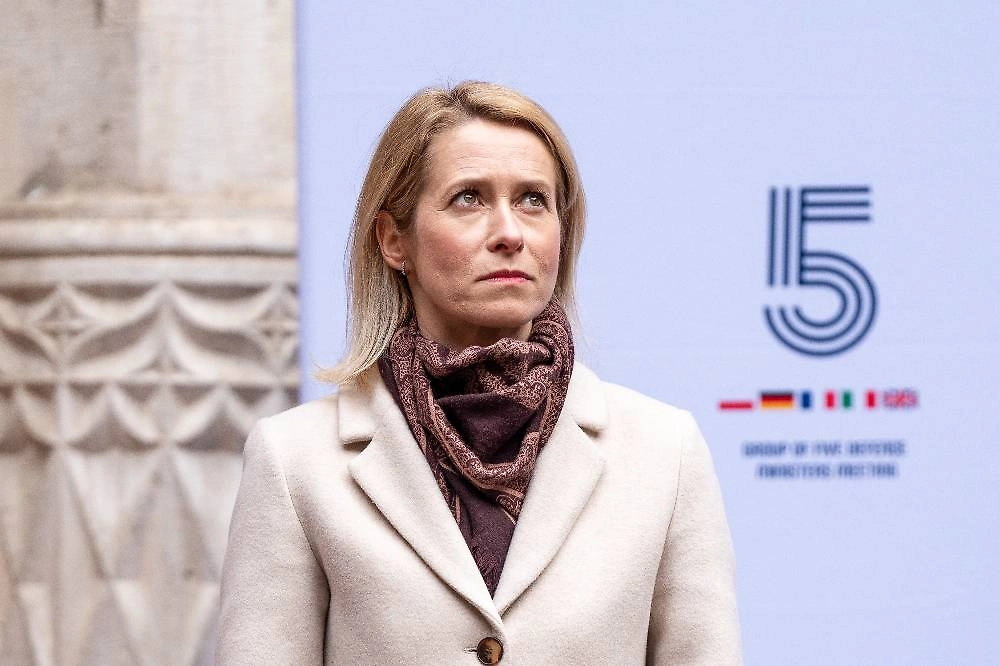 Кая Каллас приехала в Киев без кредита из-за позиции Будапешта. Фото © ТАСС / Sipa USA / Arena Akcji