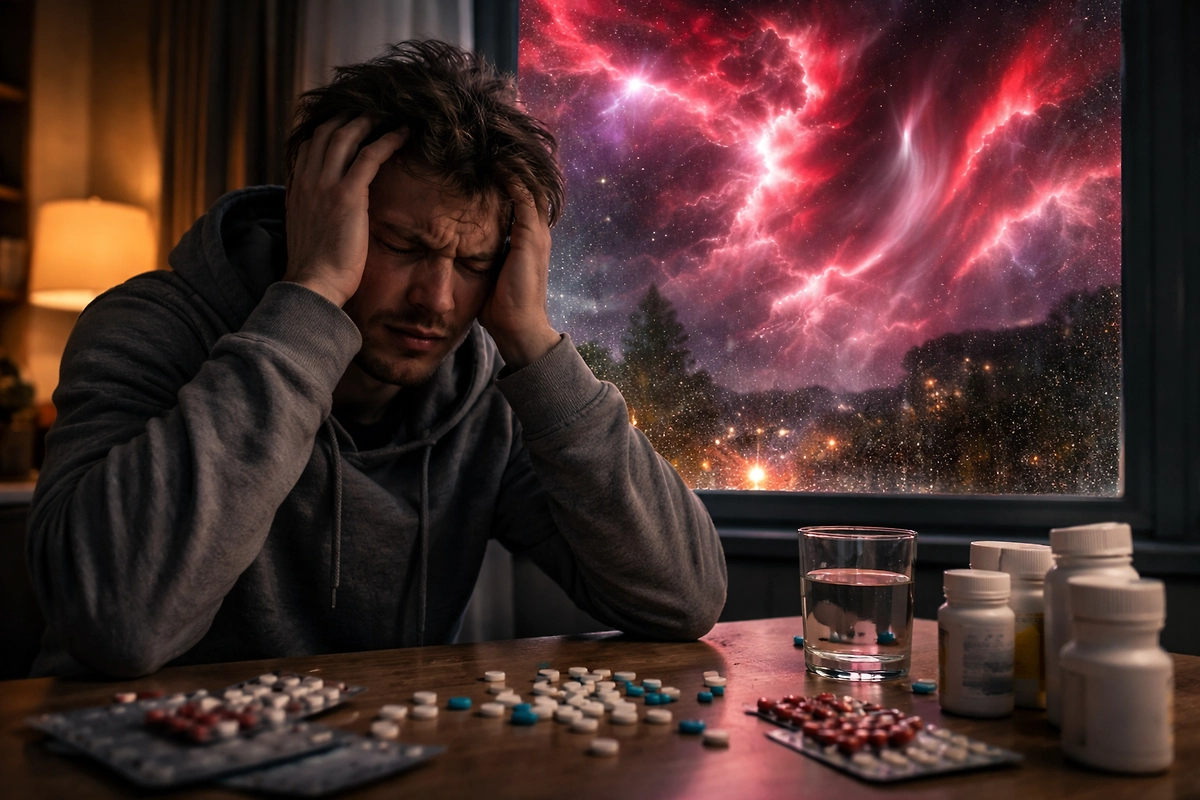 Советы для метеозависимых на апрель 2026: как помочь себе в магнитную бурю? Фото © Chat GPT