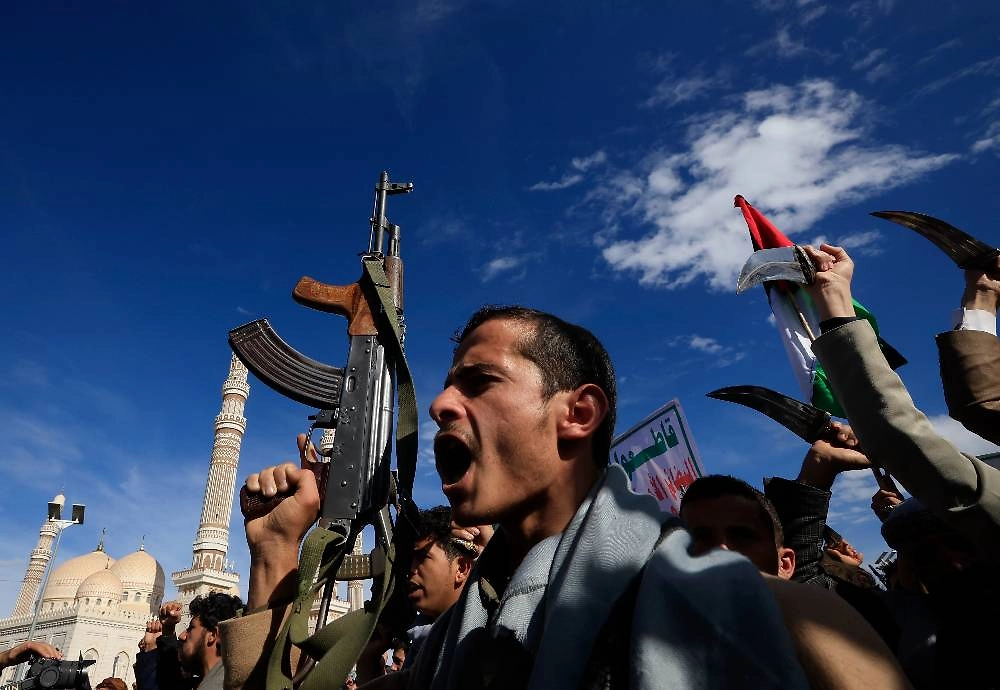 Движение «Ансар Аллах» может выставить против США до 150 000 человек. Фото © ТАСС / ЕРА / YAHYA ARHAB