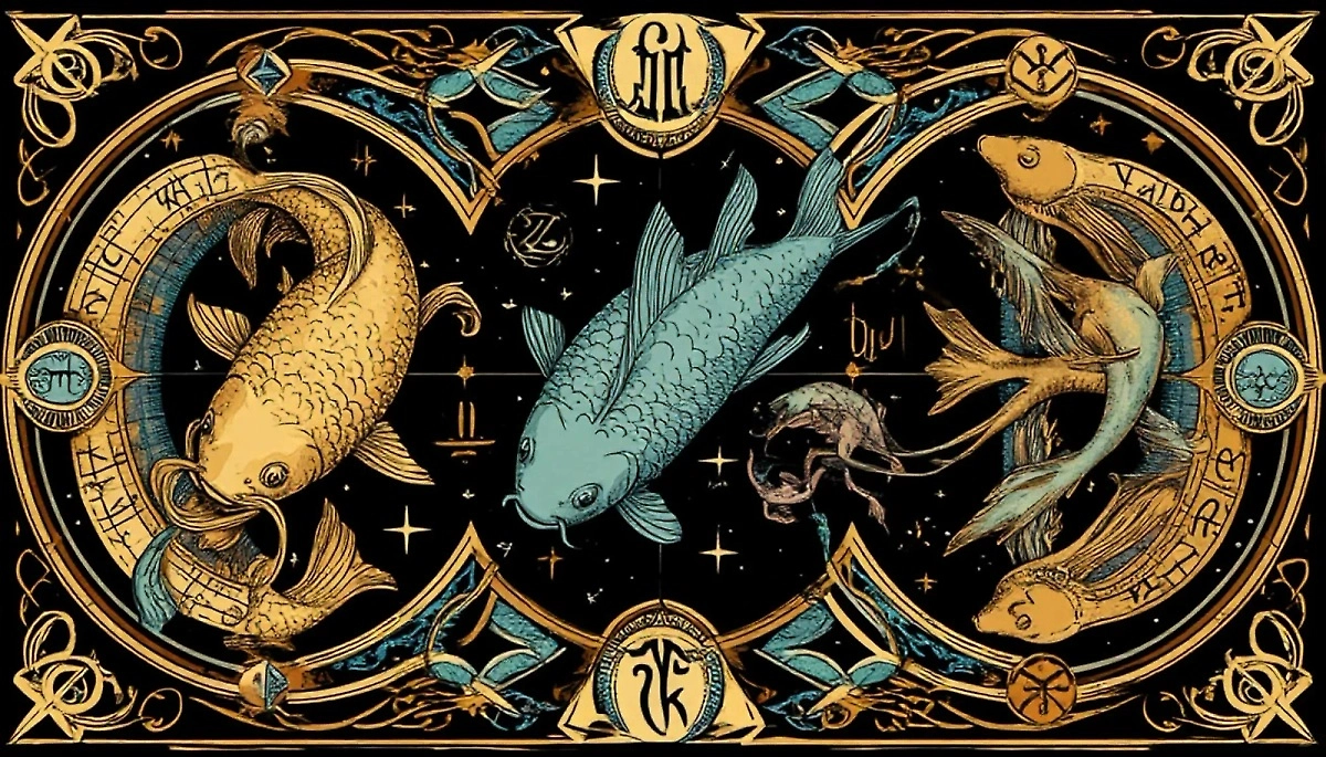 Знак зодиака Рыбы: гороскоп на неделю с 9 по 15 марта 2026 с рунами. Фото © «Шедеврум»