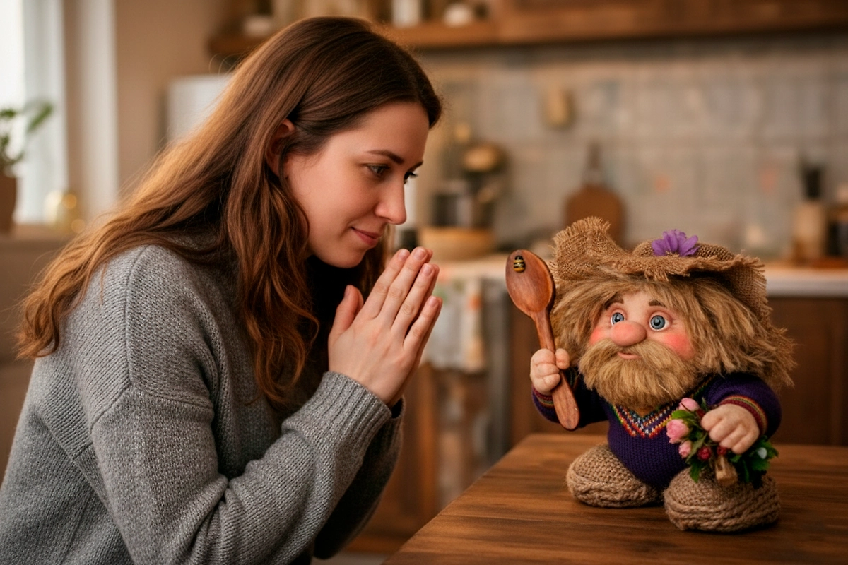 Что делать, если домовой показывает характер: способы вернуть его расположение. Фото © Gemini Nano Banana