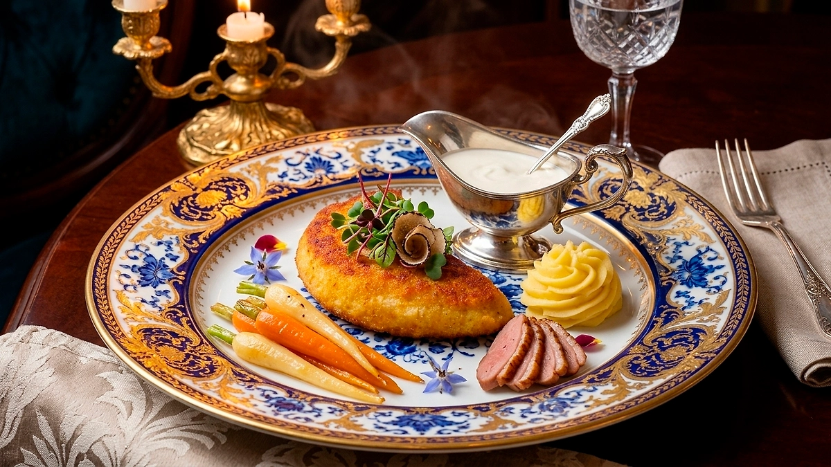 Традиционная русская еда: рецепт тельного. Фото © Gemini Nano Banana